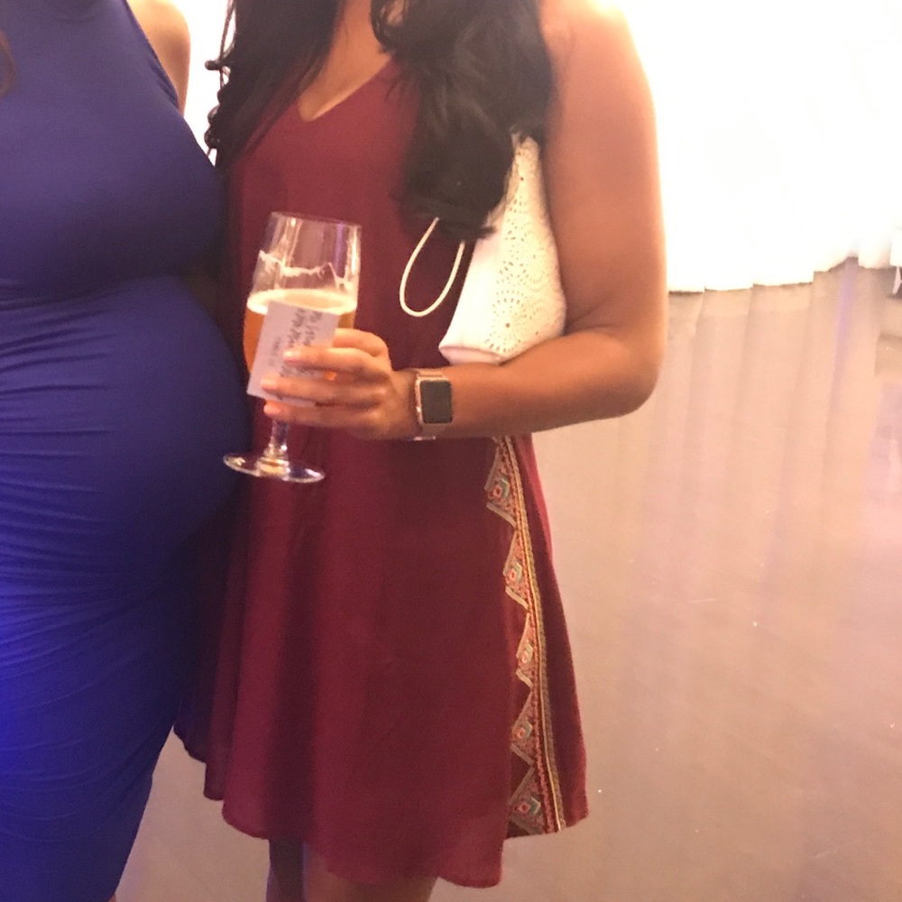 Cranberry dress from Francesca’s